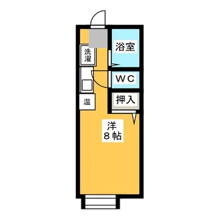 プレジール庄野【1階】の間取り