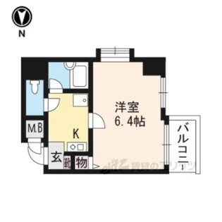 ベラジオ四条堀川【10階】の間取り