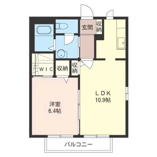 シャーメゾン ヴェルディ・ア・カーサA【1階】の間取り