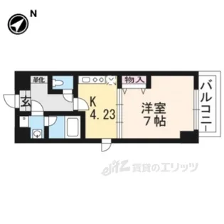 エンゼルプラザeast2【7階】の間取り