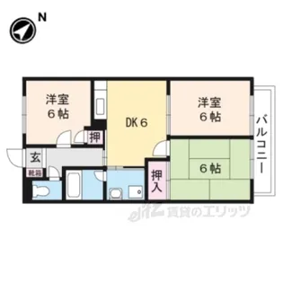 SurplusNishikawa【2階】の間取り