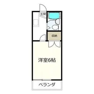 カレッジハウス2【2階】の間取り