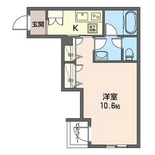 シャーメゾン立教西【1階】の間取り