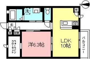 Bright Stone【2階】の間取り