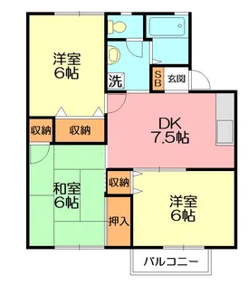 ハイツシャトレーI【2階】の間取り