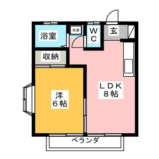 フォレスト【2階】の間取り