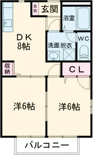 バリュージュ諏訪【2階】の間取り