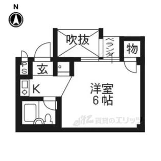 ADEAMOKAZAKI【1階】の間取り