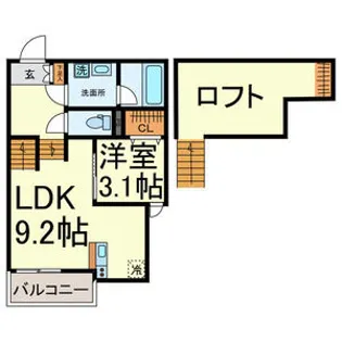 FAMILY STAGE川名II【2階】の間取り