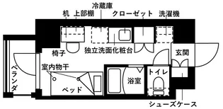 フレンシアエール仙川【4階】の間取り