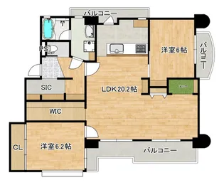 林田ビル【3階】の間取り