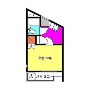 ノーブル新百合ヶ丘【1階】の間取り