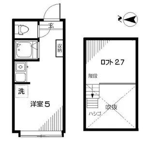 アーバンプレイス鷺宮B棟【2階】の間取り