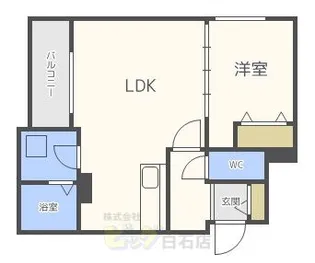 ブランヴェール【4階】の間取り