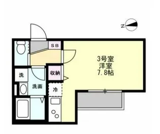 ベイルームルナ橋本【1階】の間取り