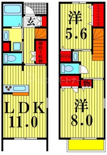 クレールの間取り