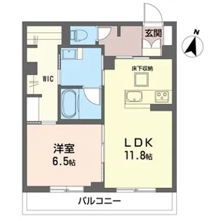 ディーゼー【1階】の間取り