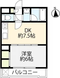 エラール駒場【1階】の間取り