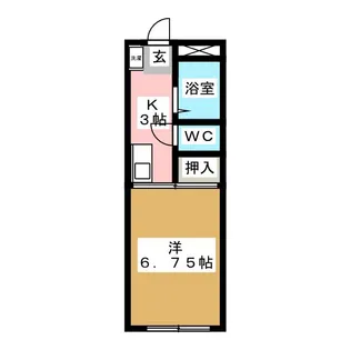 コテージ恵和I【1階】の間取り