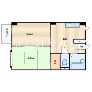 ドミール戸田【2階】の間取り