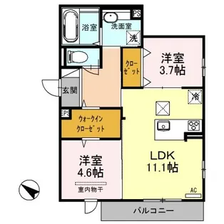 SHINYA BLDGII【3階】の間取り