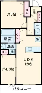 メルヴェーユ久が原【2階】の間取り