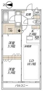 シャルマンSKJ【2階】の間取り
