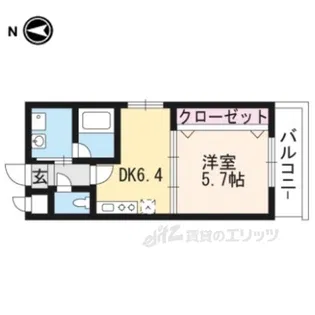 OUESTDUSOLEIL【3階】の間取り