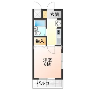 ジュネス海岸通【4階】の間取り