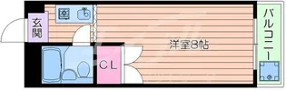 第8東昌ハイツB棟【4階】の間取り