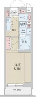 べラジオ西陣聚楽II【4階】の間取り