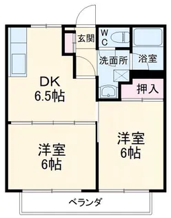 メゾン三ツ橋【1階】の間取り