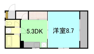 ビレッヂアトム【4階】の間取り