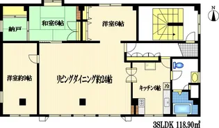杉山ビル【3階】の間取り