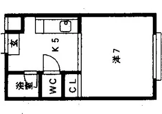 ラ・メゾン・エマーブル【1階】の間取り