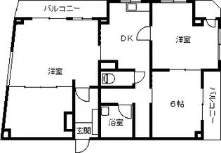 サン・トモロハイツ【4階】の間取り