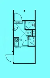 シャンピニオン都立大【2階】の間取り