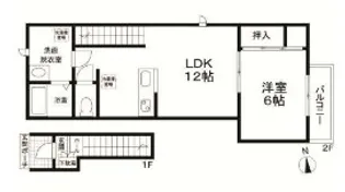 東京都世田谷区船橋3【アパート】の間取り