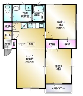 モンダヴィ【2階】の間取り