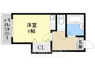 ハイツ北川【2階】の間取り