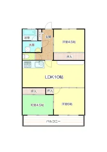 セダーヴィレッジ【2階】の間取り