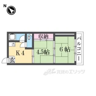 壱分マンション【2階】の間取り