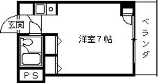 サンロイヤル西宮【3階】の間取り
