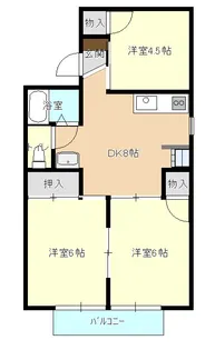 ルナ・コート【2階】の間取り