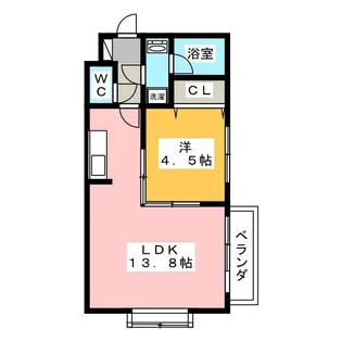 レスポワール【2階】の間取り