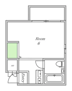 サニーハイム【4階】の間取り