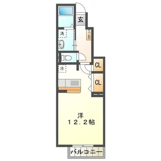 ネネムの森 A棟【1階】の間取り