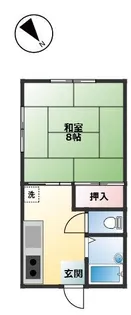 コーポセブン【1階】の間取り