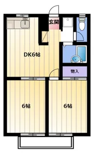 パレスエクセレントA【1階】の間取り