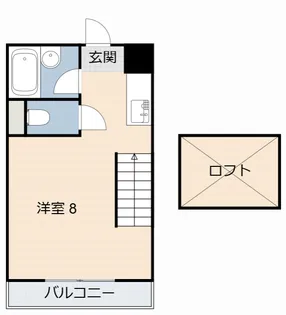 アビタ新道【2階】の間取り
